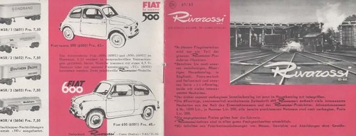 Catalogue rivarossi 1961 - catalogue,